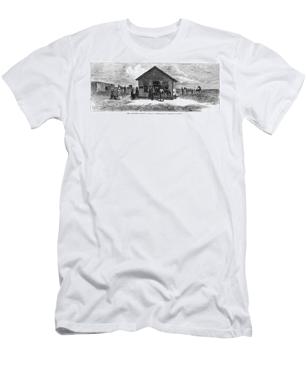 1873 T-Shirt featuring the painting Bender Murders, 1873 #1 by Granger