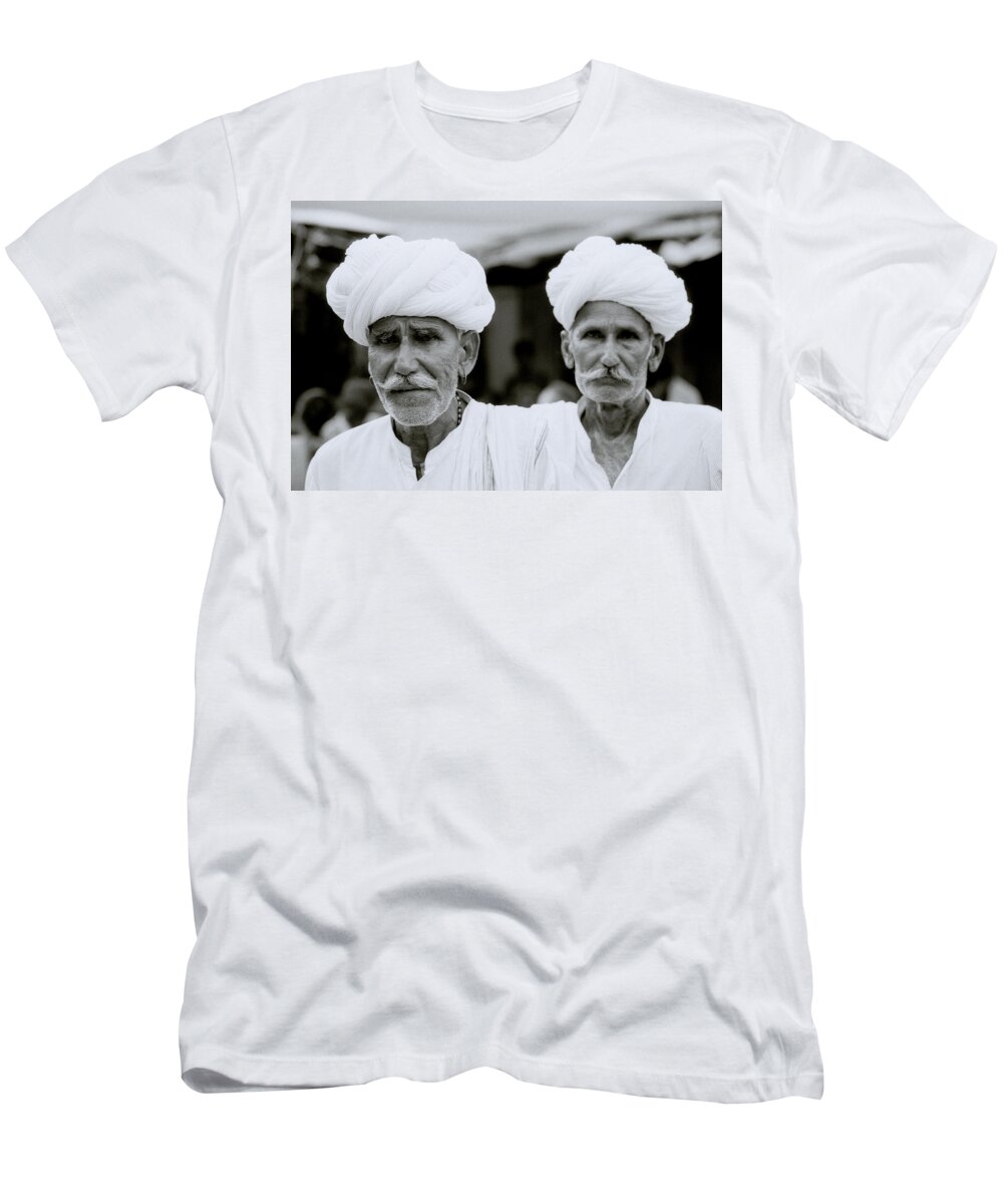Dignity T-Shirt featuring the photograph Brotherhood Of Man In India by Shaun Higson