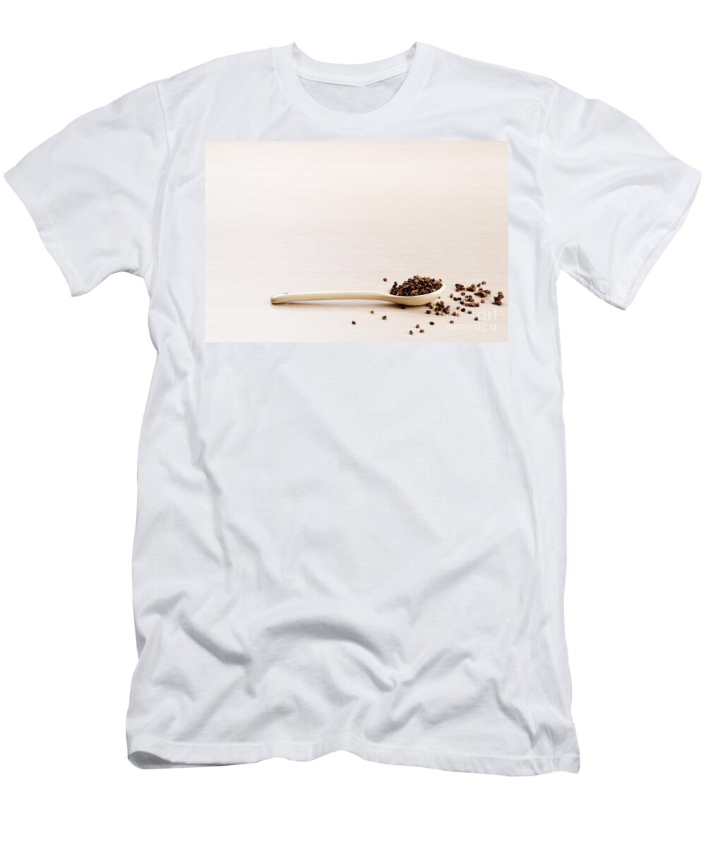 Herbs T-Shirt featuring the photograph Cardamom Seeds #1 by THP Creative