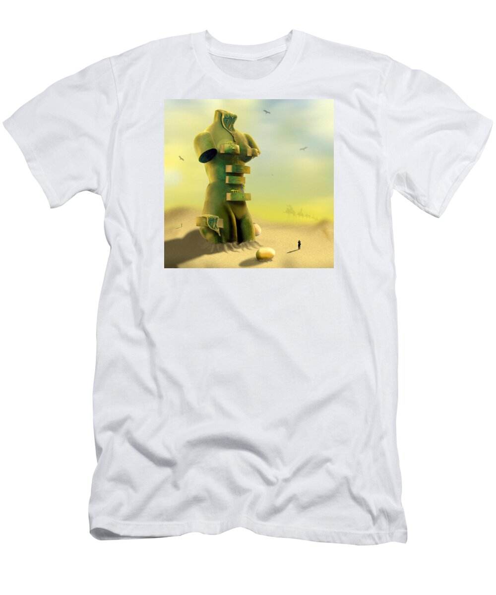 Surrealism T-Shirt featuring the photograph Drawers by Mike McGlothlen