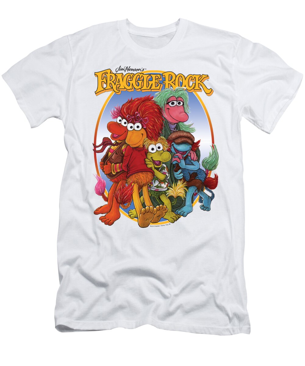  T-Shirt featuring the digital art Fraggle Rock - Group Hug by Brand A