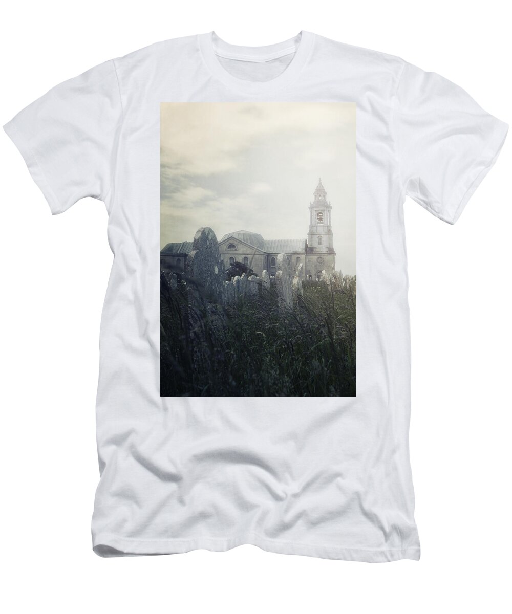 Grave T-Shirt featuring the photograph Graveyard #1 by Joana Kruse