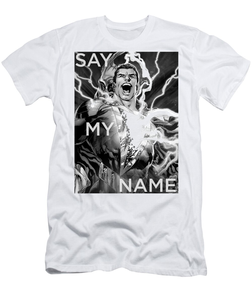  T-Shirt featuring the digital art Jla - Say My Name by Brand A