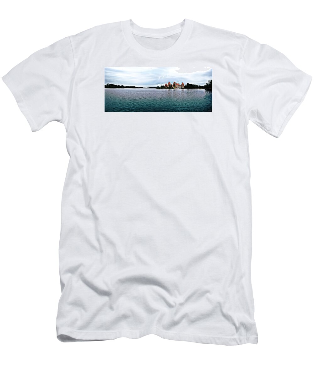 Photo T-Shirt featuring the photograph Lithuanian Castle by Kate Black