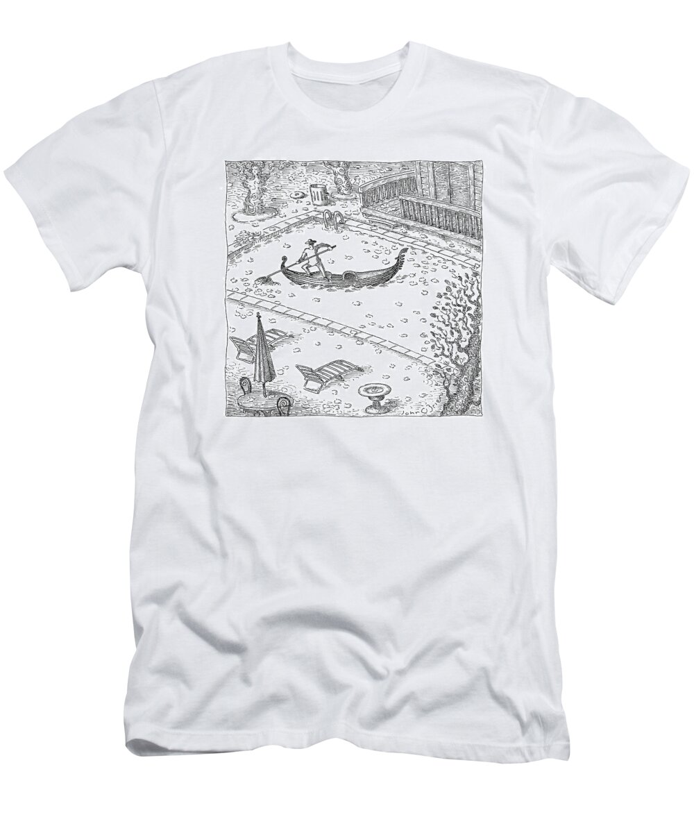 Fall T-Shirt featuring the drawing New Yorker November 20th, 2006 by John O'Brien