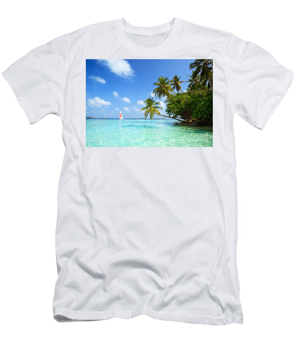 Coastline T-Shirt featuring the photograph Escape #2 by Matteo Colombo