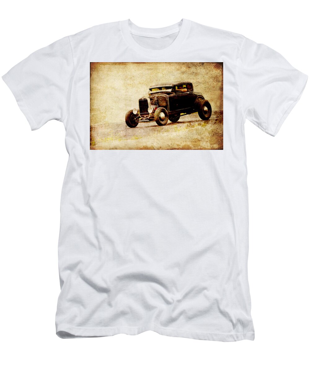  Kustom Kulture T-Shirt featuring the photograph Hot Rod Ford #3 by Steve McKinzie