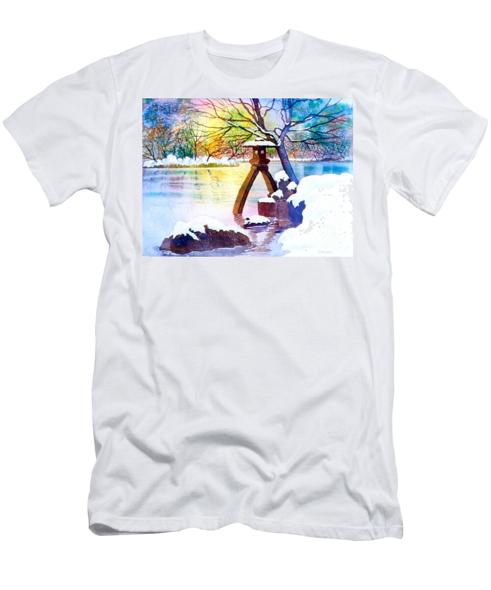Garden T-Shirt featuring the painting In the Garden by Teresa Ascone