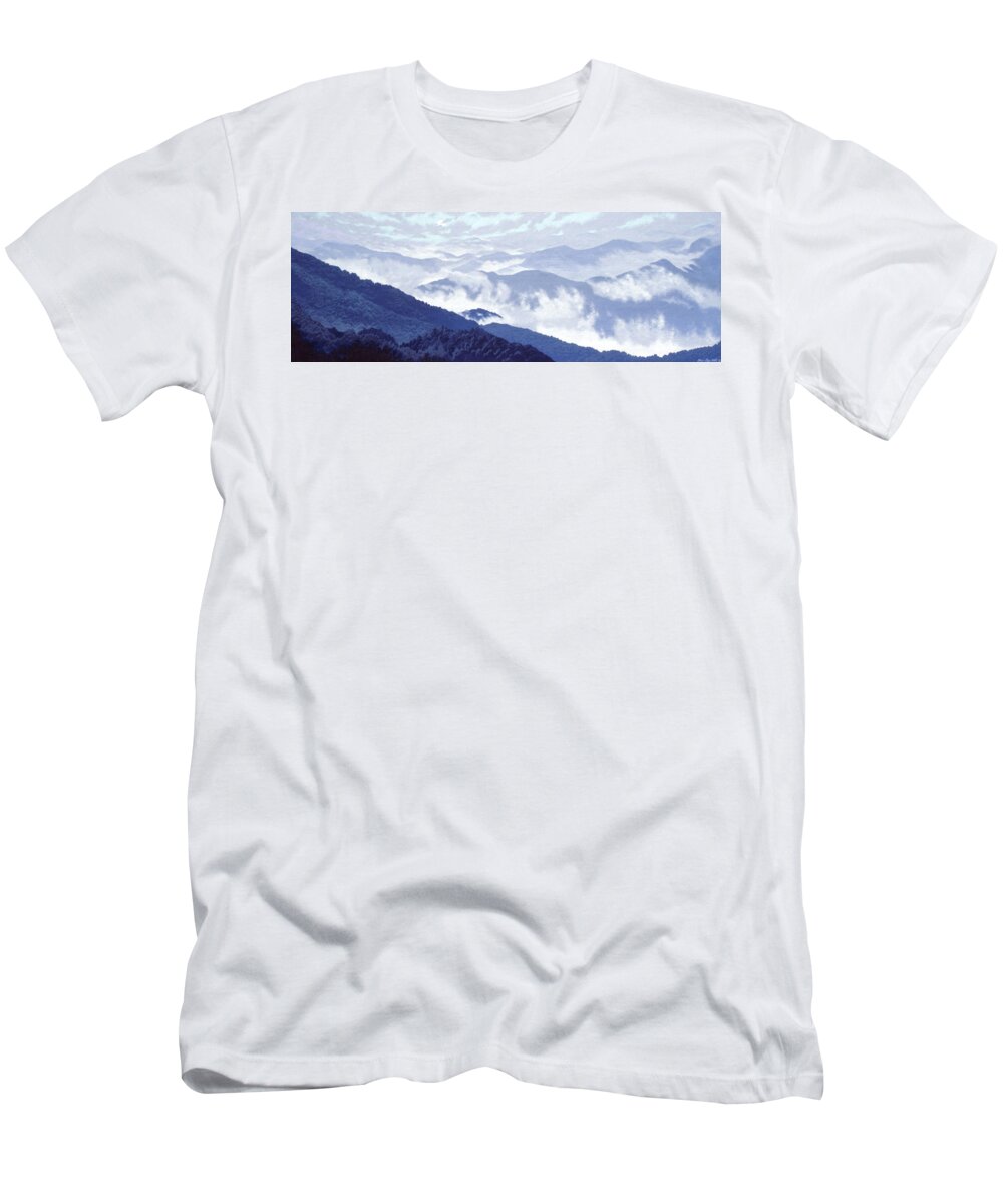 Spirit Of The Air T-Shirt featuring the painting Spirit of the Air by Blue Sky