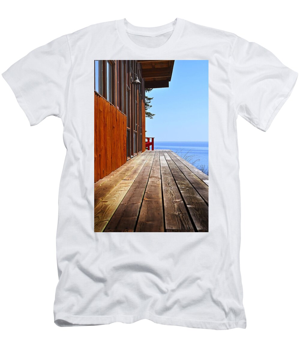 Blumwurks T-Shirt featuring the photograph The View #2 by Matthew Blum