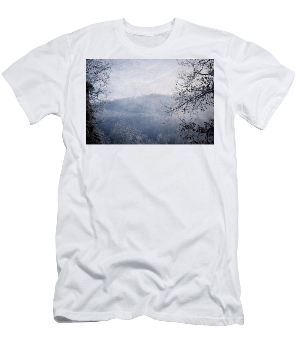 Ice Storm T-Shirt featuring the photograph Winter Landscape #2 by Melinda Fawver