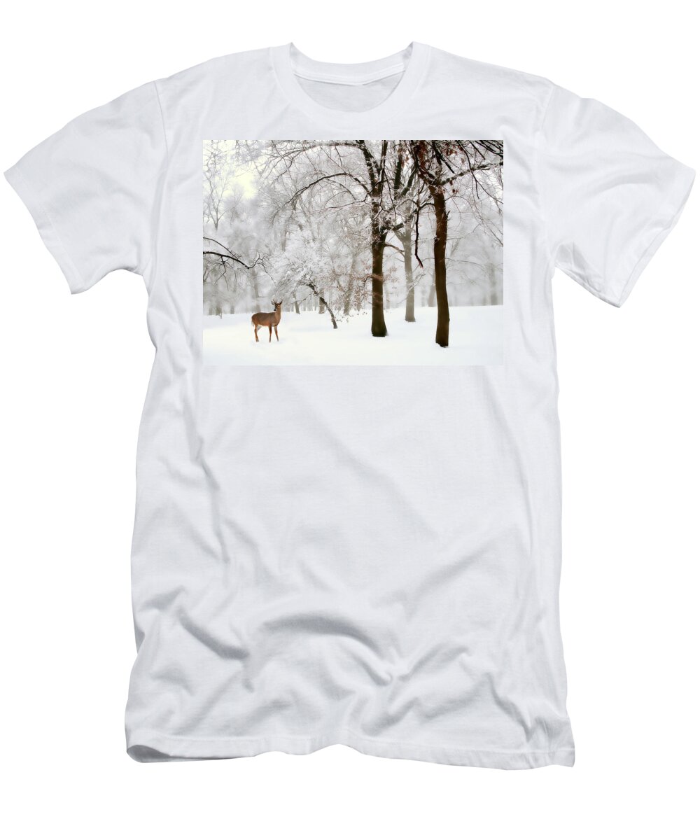 Winter T-Shirt featuring the photograph Winter's Breath by Jessica Jenney