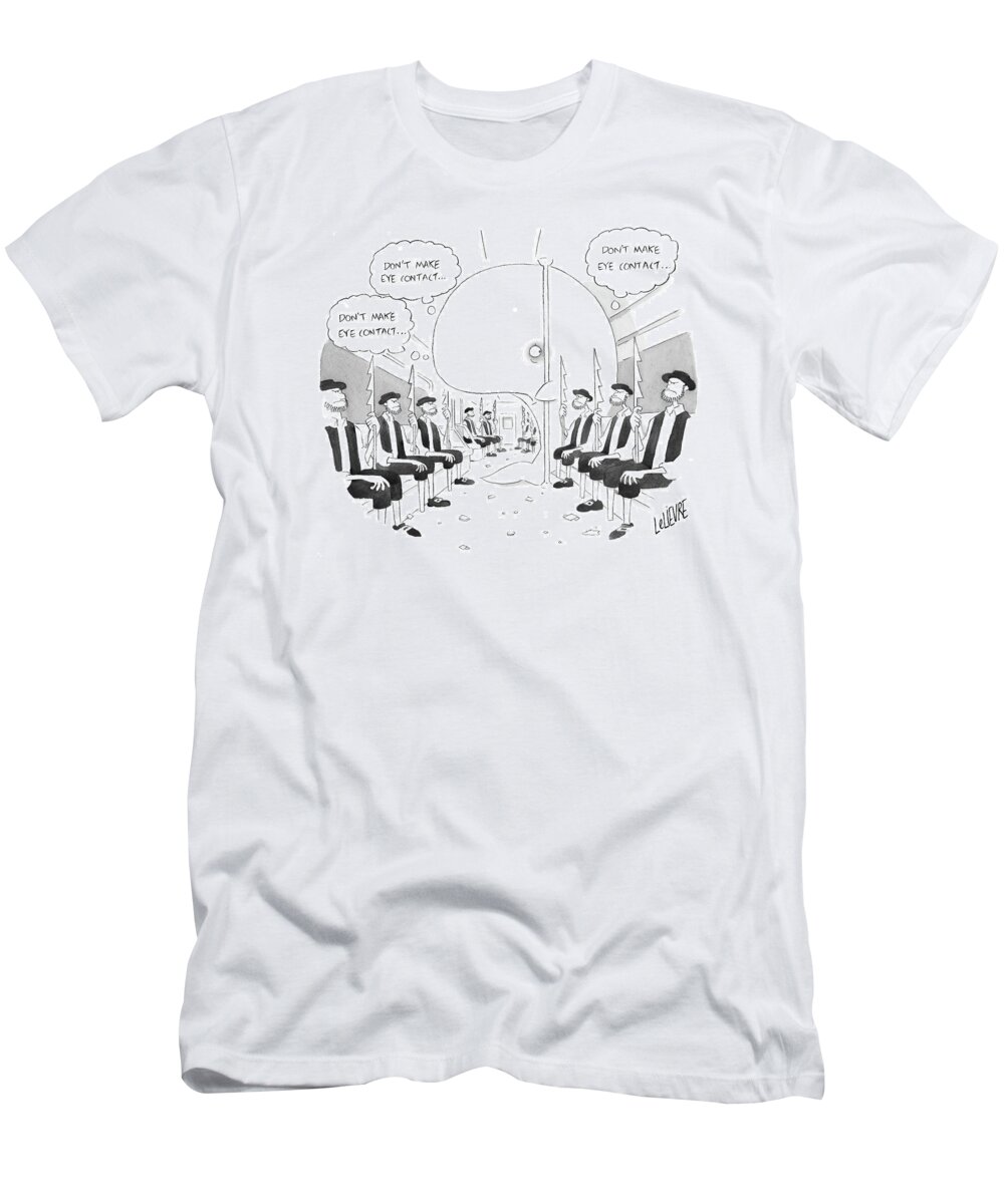 Moby Dick T-Shirt featuring the drawing New Yorker March 3rd, 2008 by Glen Le Lievre