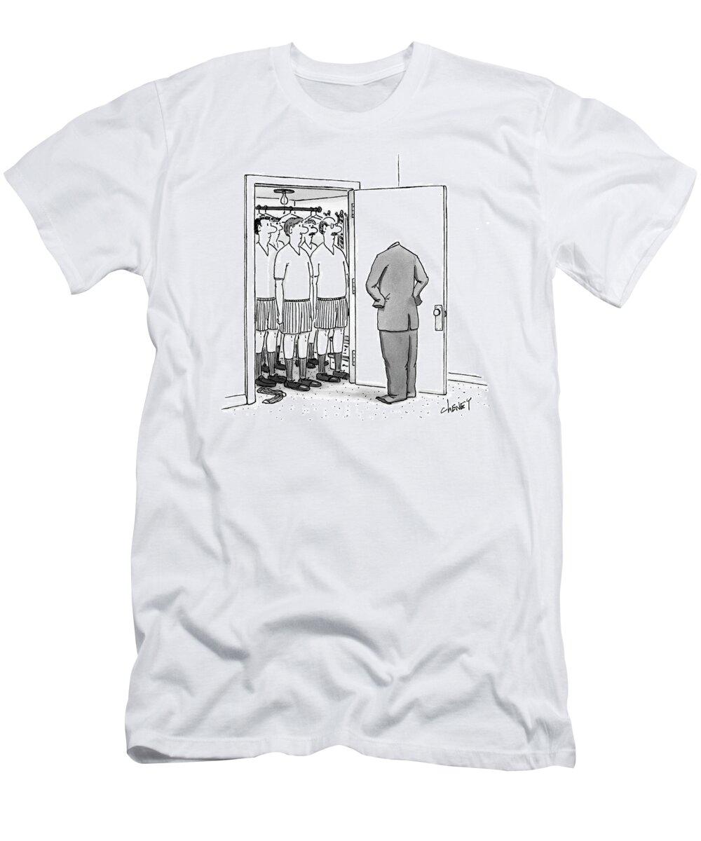 Men's Clothing T-Shirt featuring the drawing New Yorker March 20th, 2000 by Tom Cheney