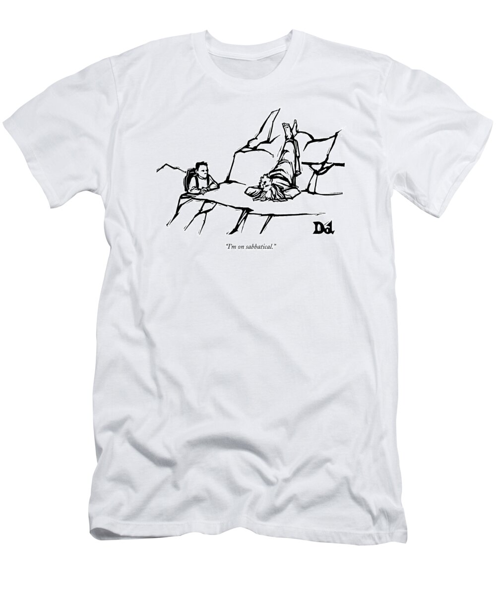 Vacation T-Shirt featuring the drawing I'm On Sabbatical by Drew Dernavich