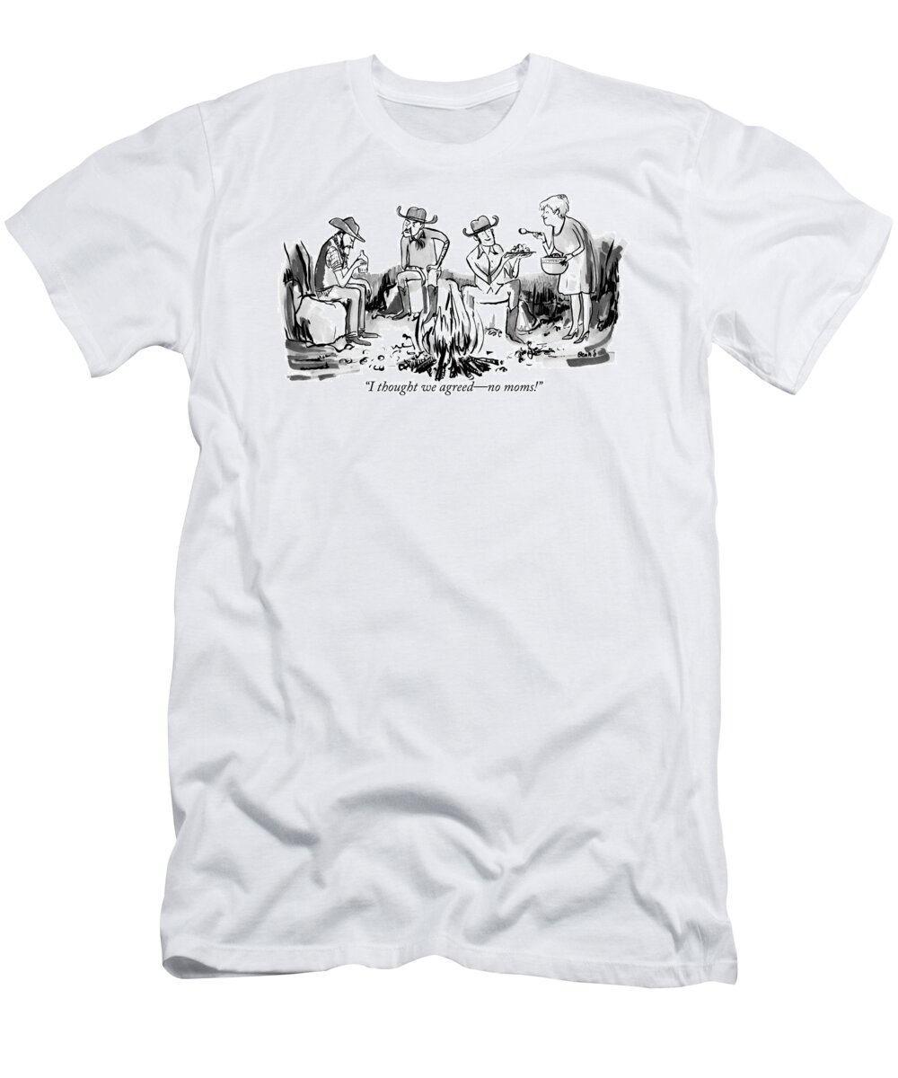 Cowboys T-Shirt featuring the drawing I Thought We Agreed by Kate Beaton and Sam Means
