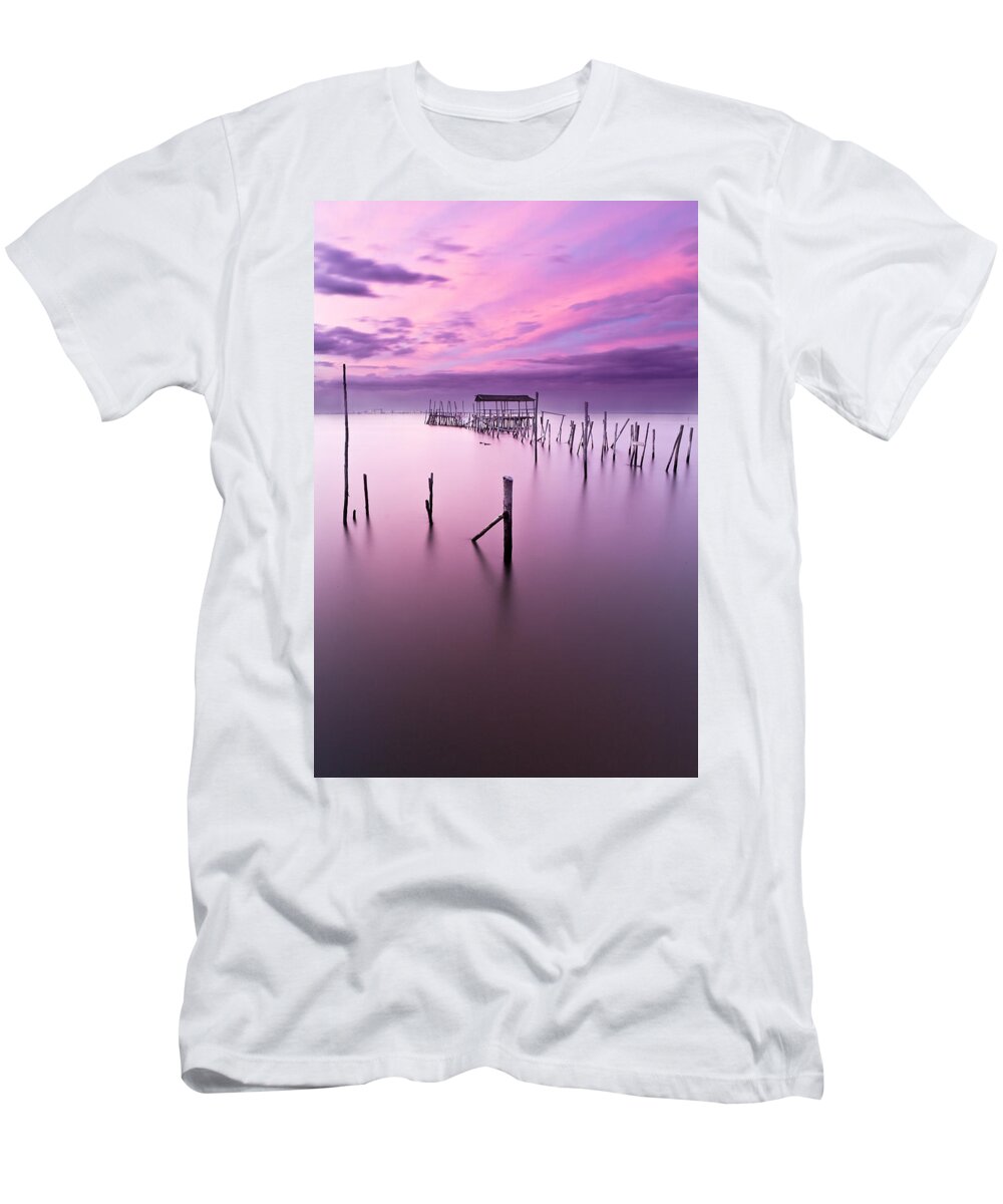 Water T-Shirt featuring the photograph Abandoned by Jorge Maia