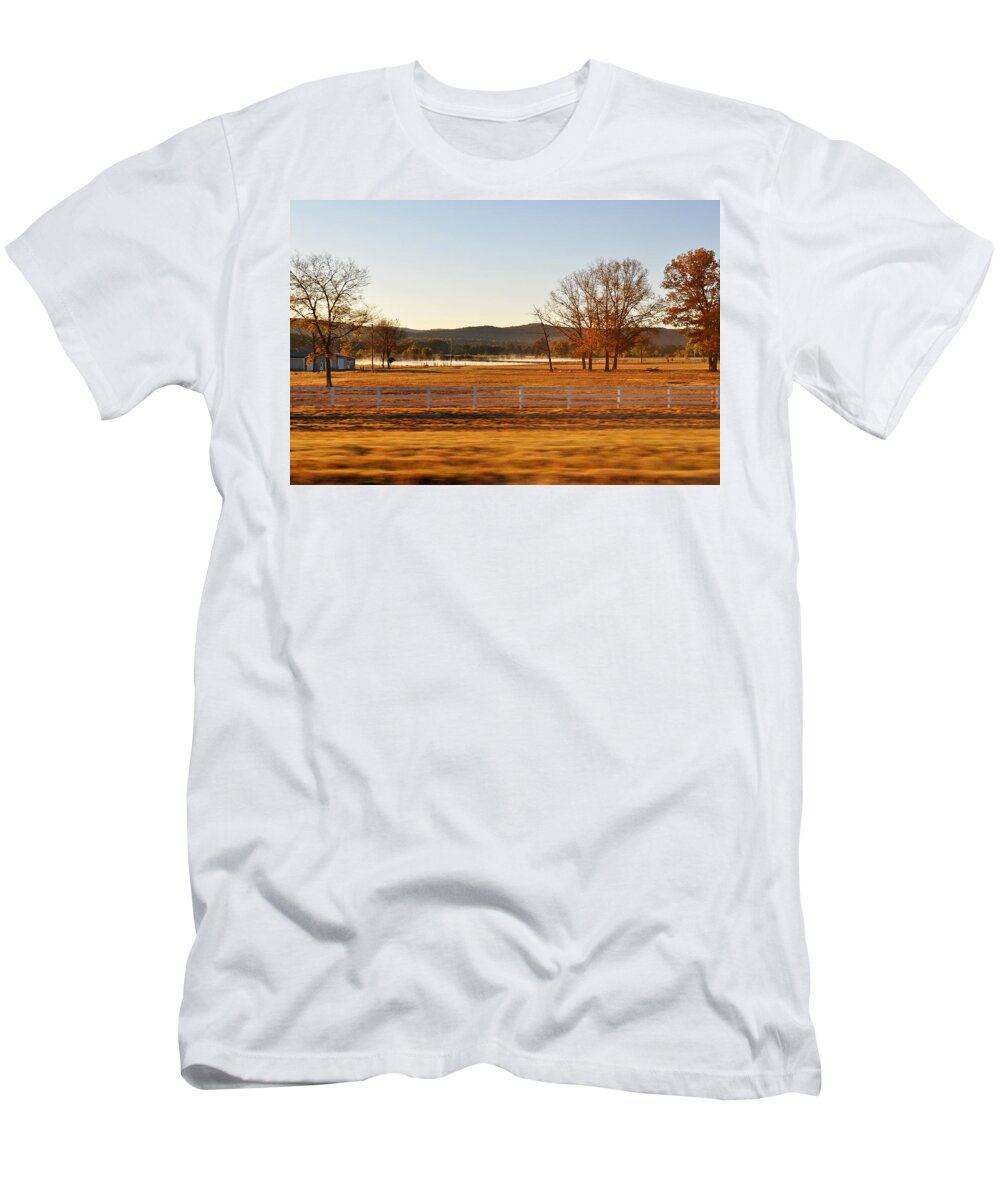 Alabama T-Shirt featuring the photograph Alabama Mountains 2 Fall 2010 by Verana Stark