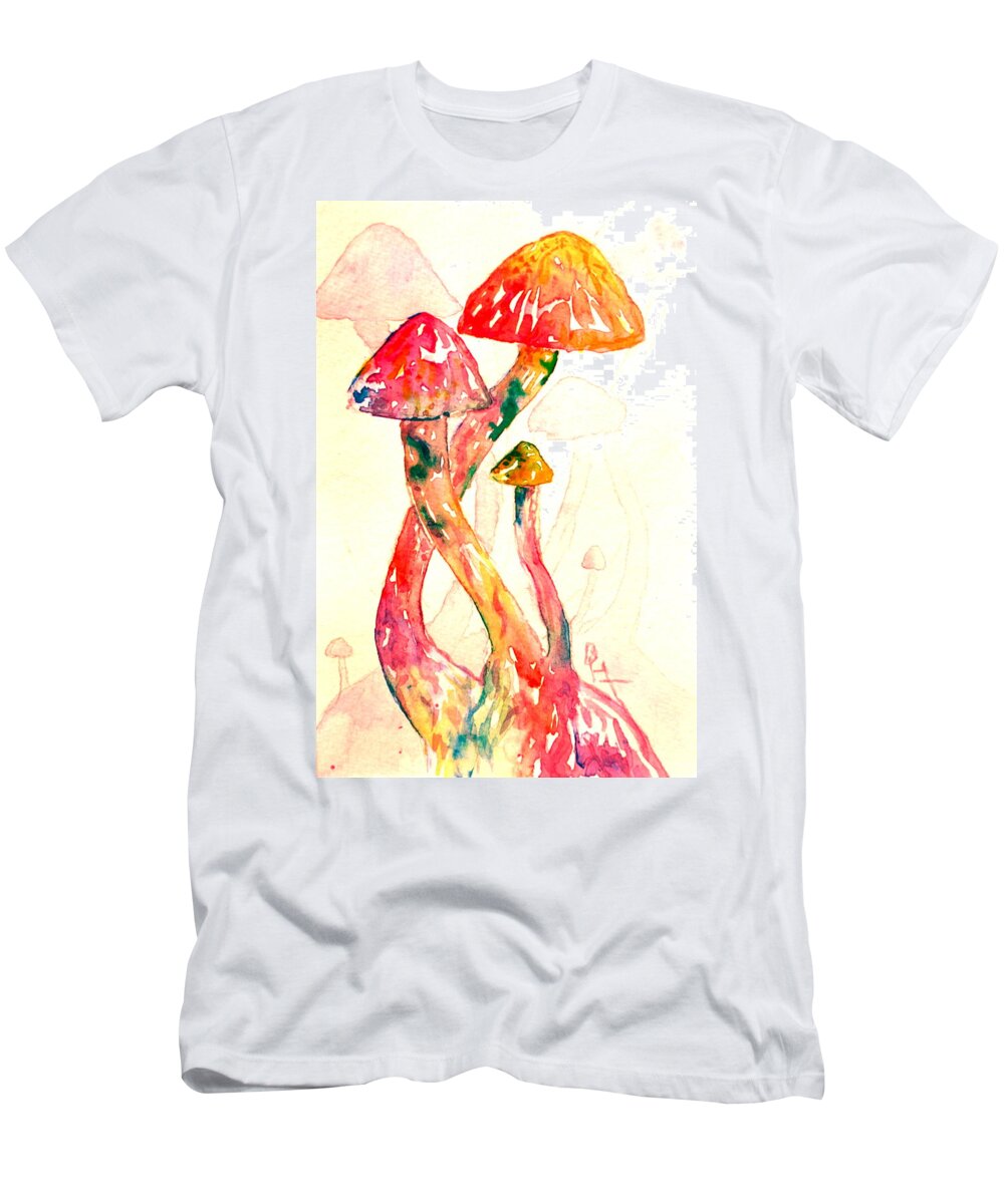 Ltered Visions T-Shirt featuring the painting Altered Visions III by Beverley Harper Tinsley