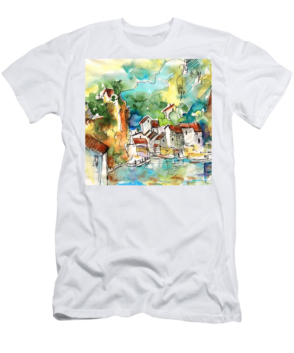 Travel T-Shirt featuring the painting Ambialet 02 by Miki De Goodaboom
