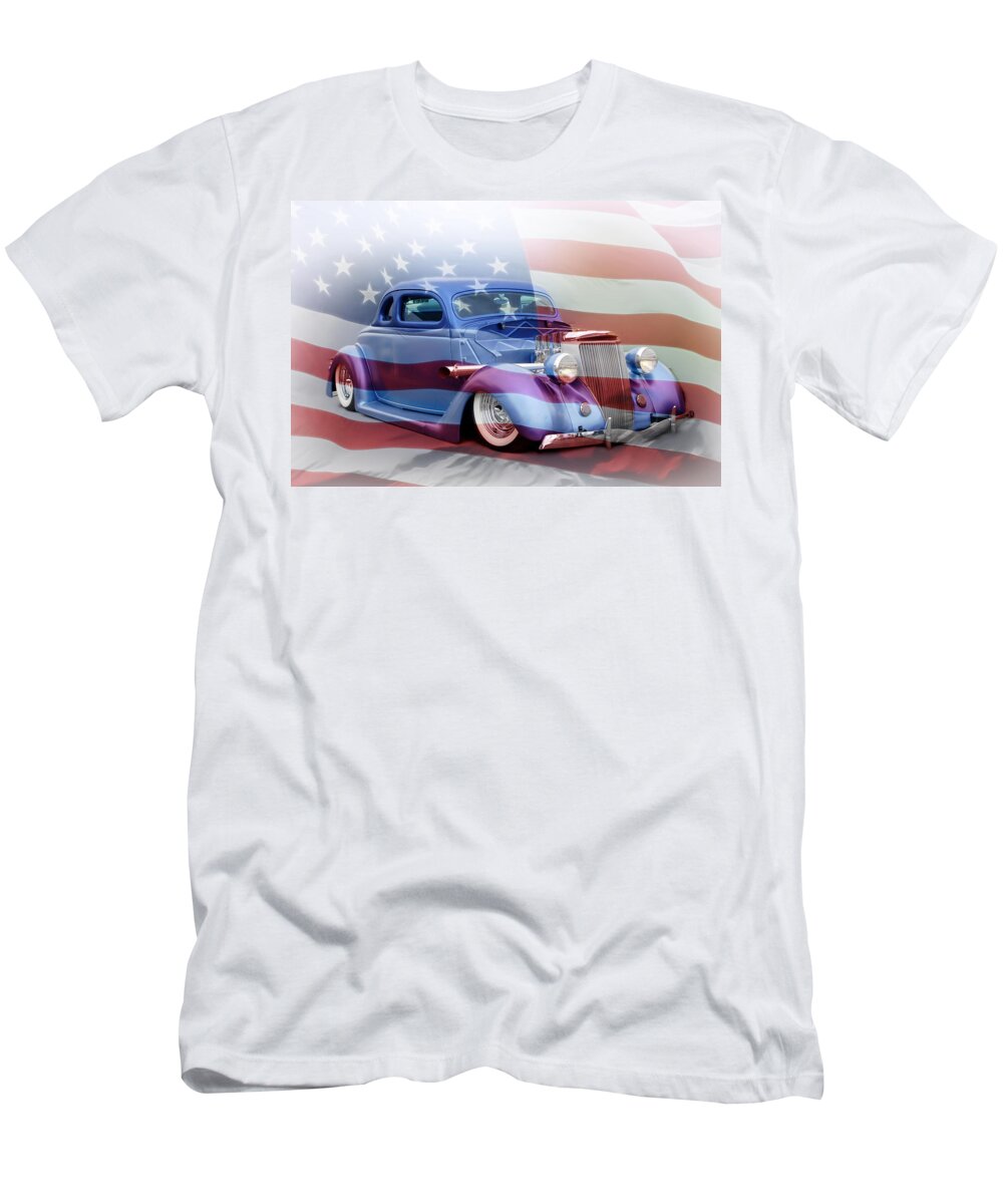  Kustom Kulture T-Shirt featuring the photograph American Classic by Steve McKinzie