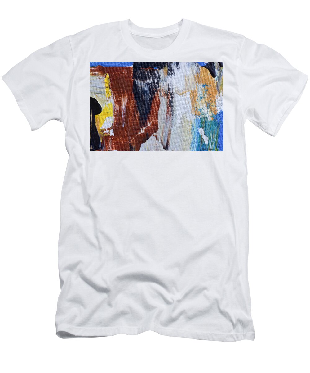 Background T-Shirt featuring the painting An Abstract Sort Of Weekend by Heidi Smith