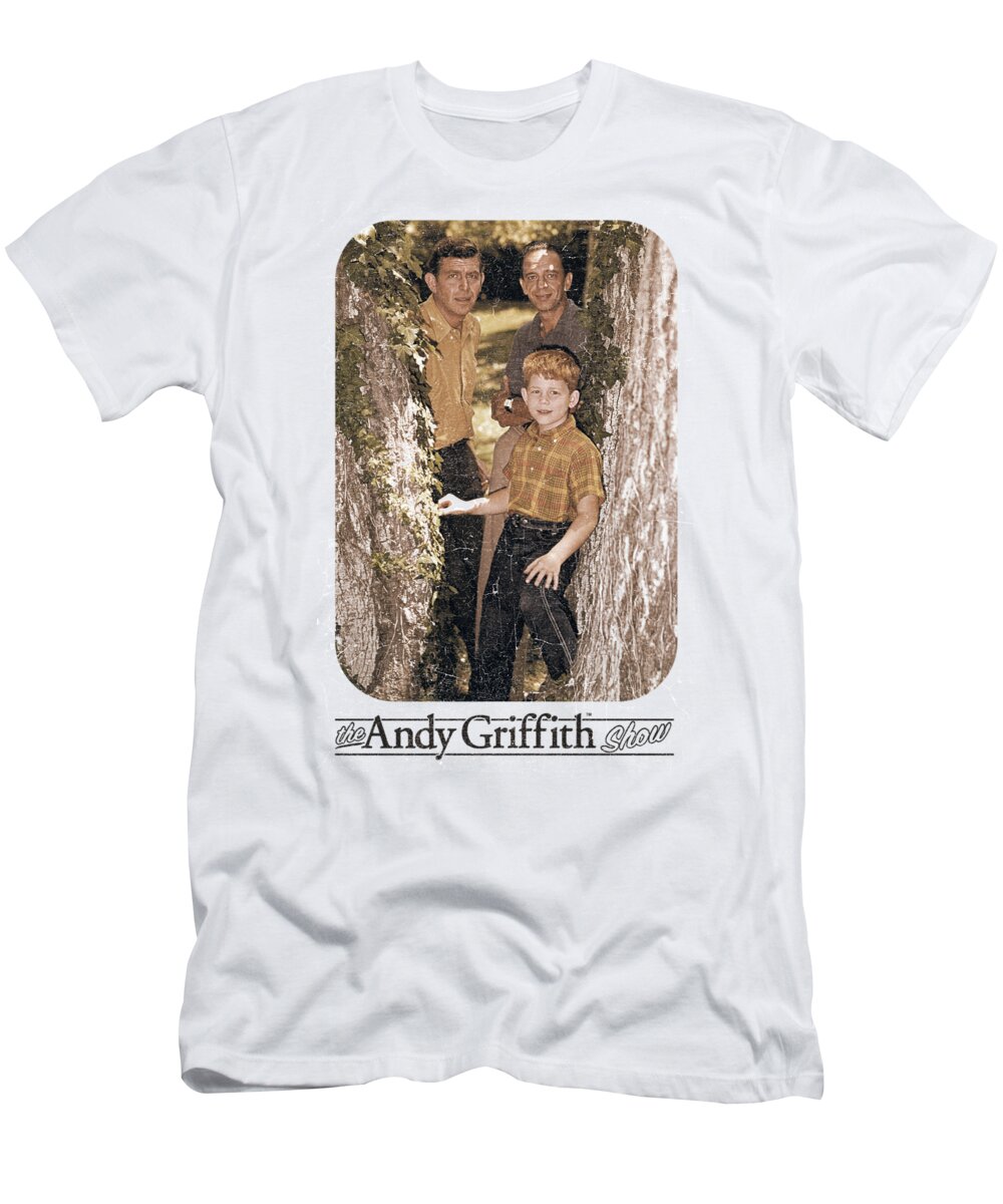  T-Shirt featuring the digital art Andy Griffith - Tree Photo by Brand A