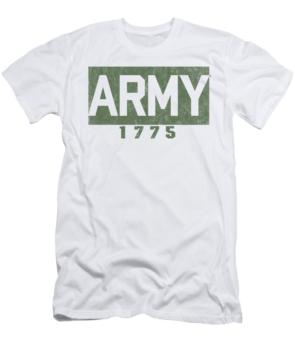 T-Shirt featuring the digital art Army - Block by Brand A