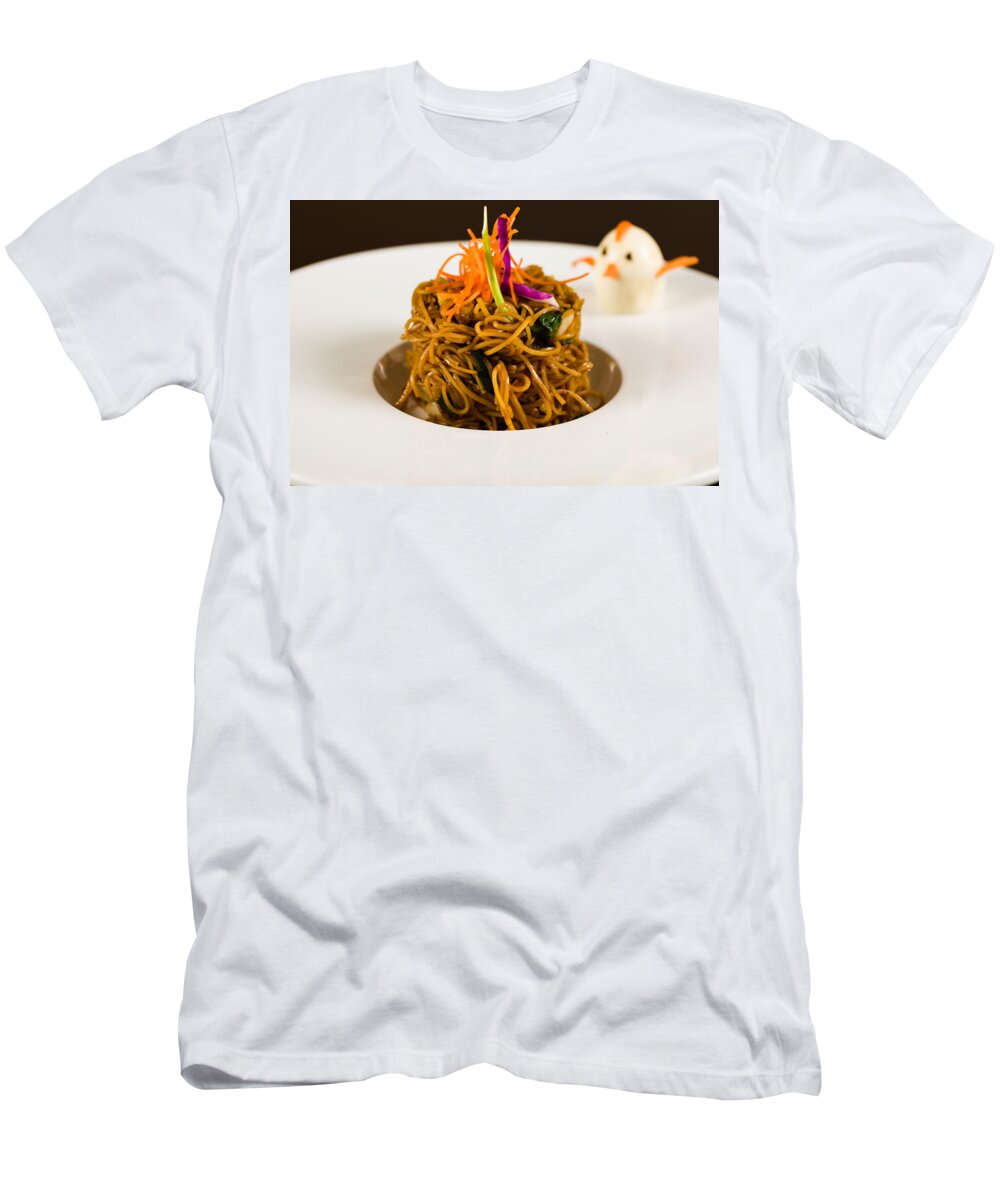 Asian T-Shirt featuring the photograph Asian Noodles by Raul Rodriguez