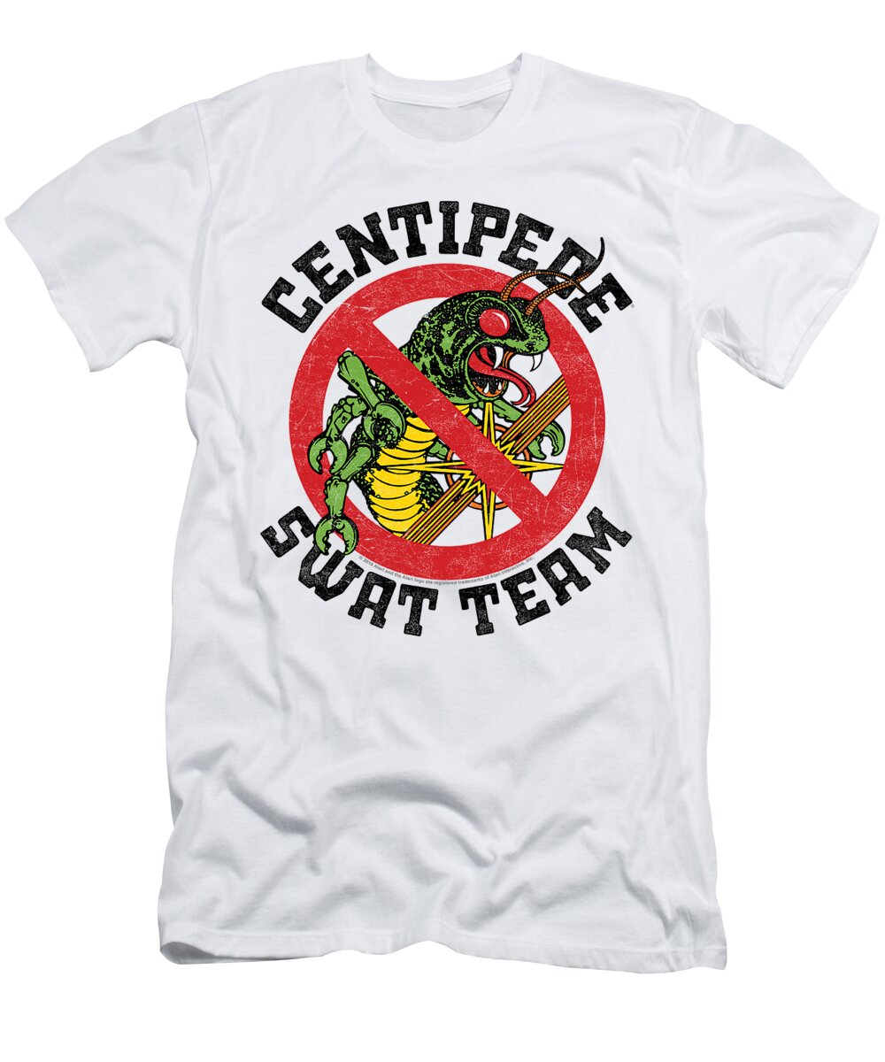 T-Shirt featuring the digital art Atari - Swat Team by Brand A