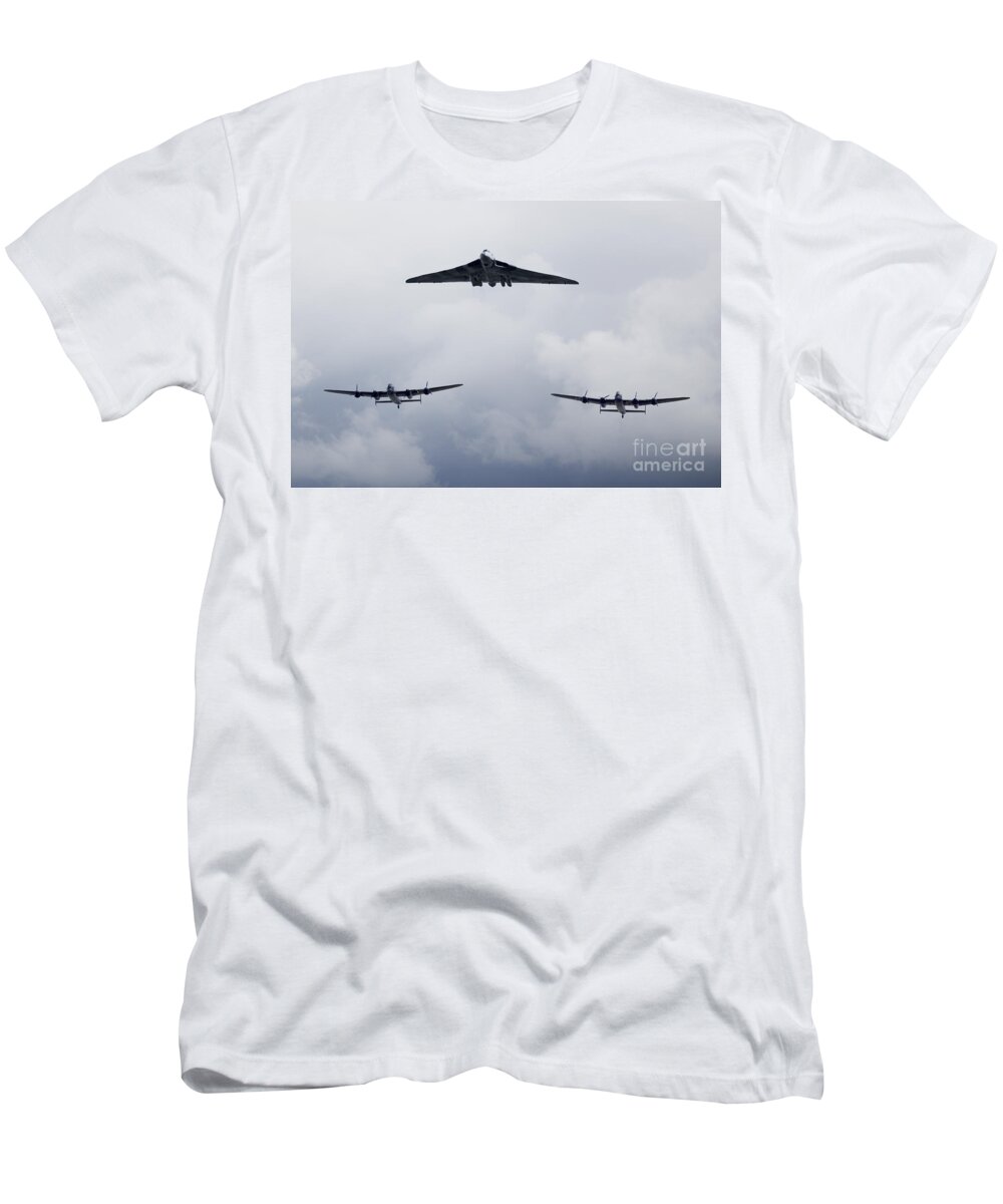 ‪avro T-Shirt featuring the digital art Avro Day by Airpower Art