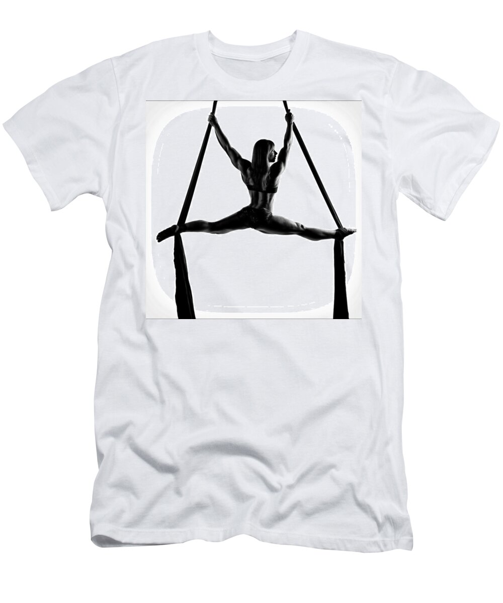 Strength T-Shirt featuring the photograph Balance of Power 2012 series 13 High and Wide by Monte Arnold