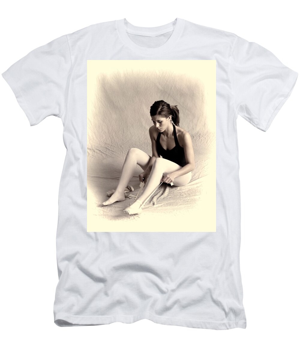 Ballerina T-Shirt featuring the photograph Ballerina by Phyllis Taylor
