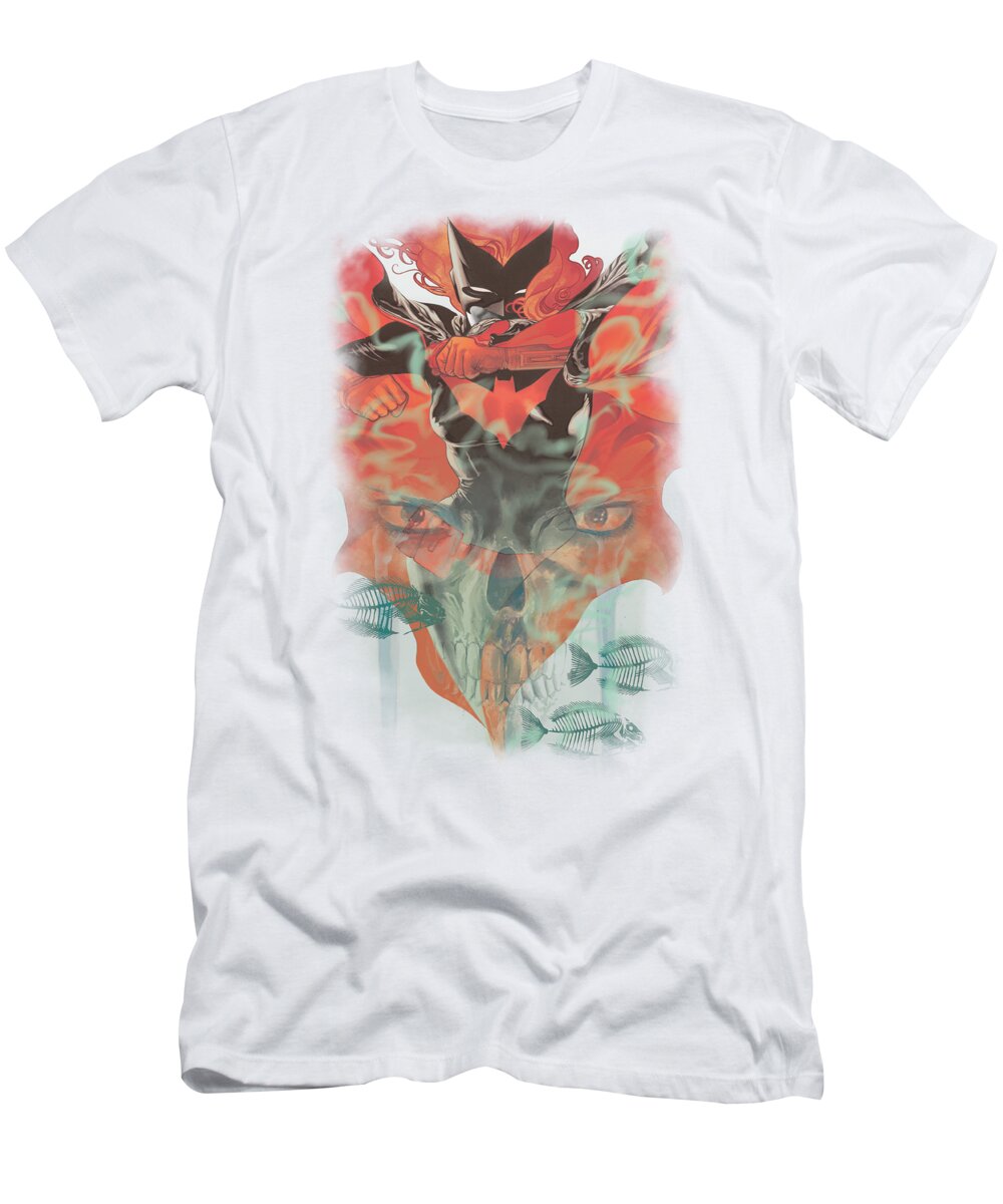  T-Shirt featuring the digital art Batman - Batwoman #1 by Brand A