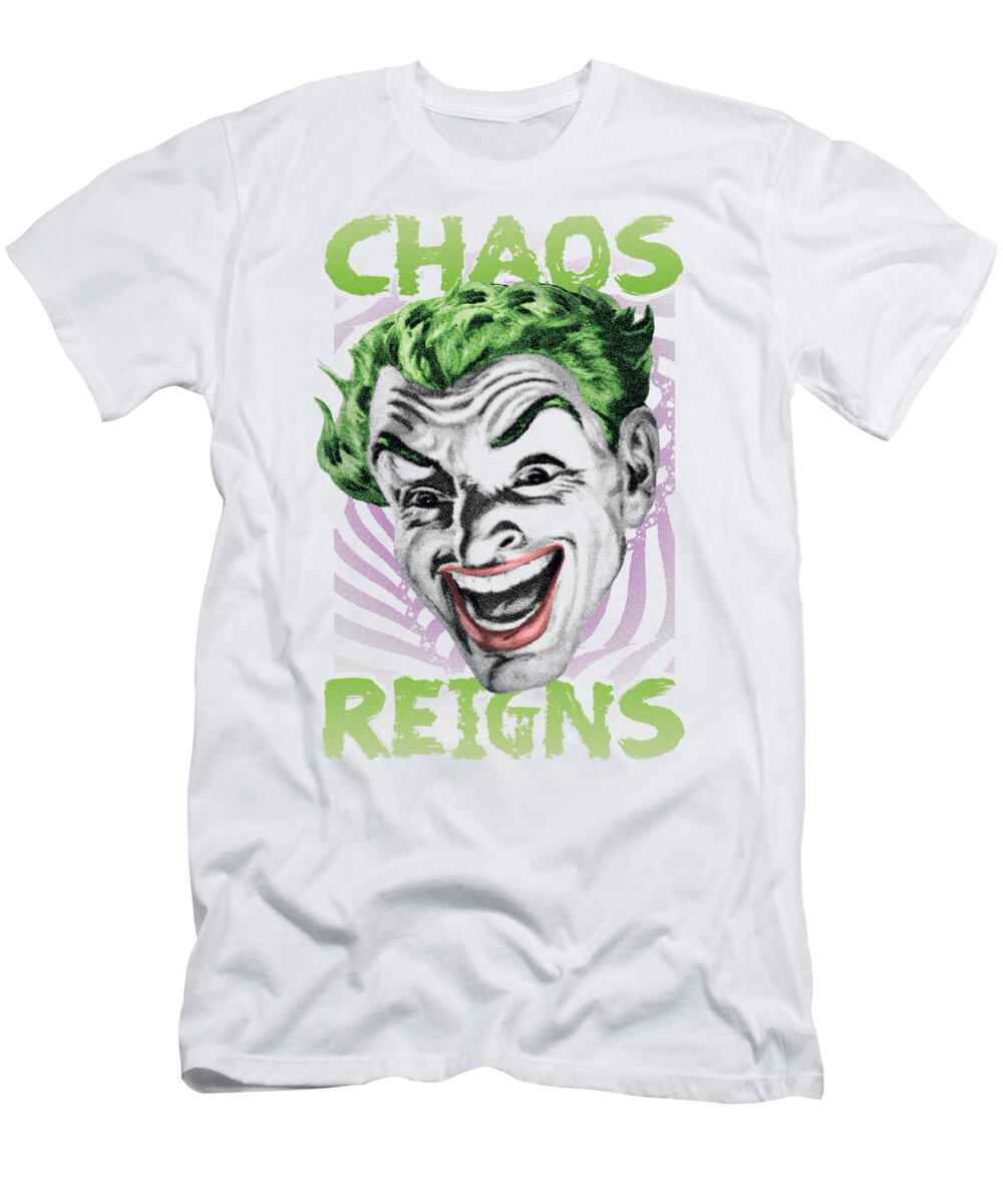 T-Shirt featuring the digital art Batman Classic Tv - Chaos Reigns by Brand A