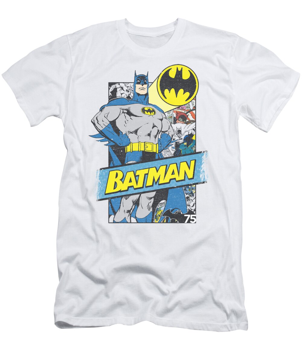 Batman T-Shirt featuring the digital art Batman - Out Of The Pages by Brand A