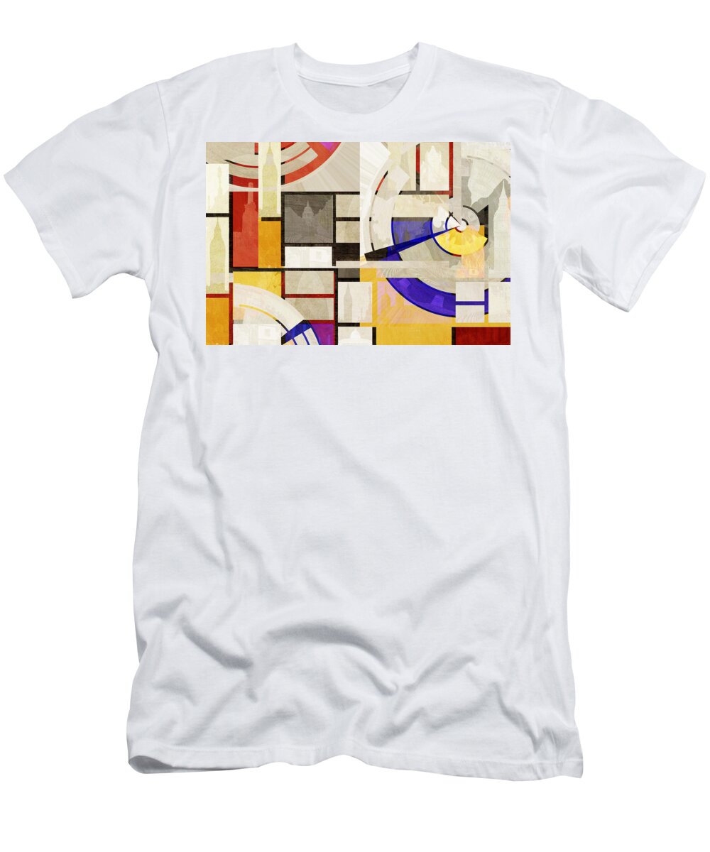 Bauhaus T-Shirt featuring the photograph Bauhaus Rectangle TWO by BFA Prints