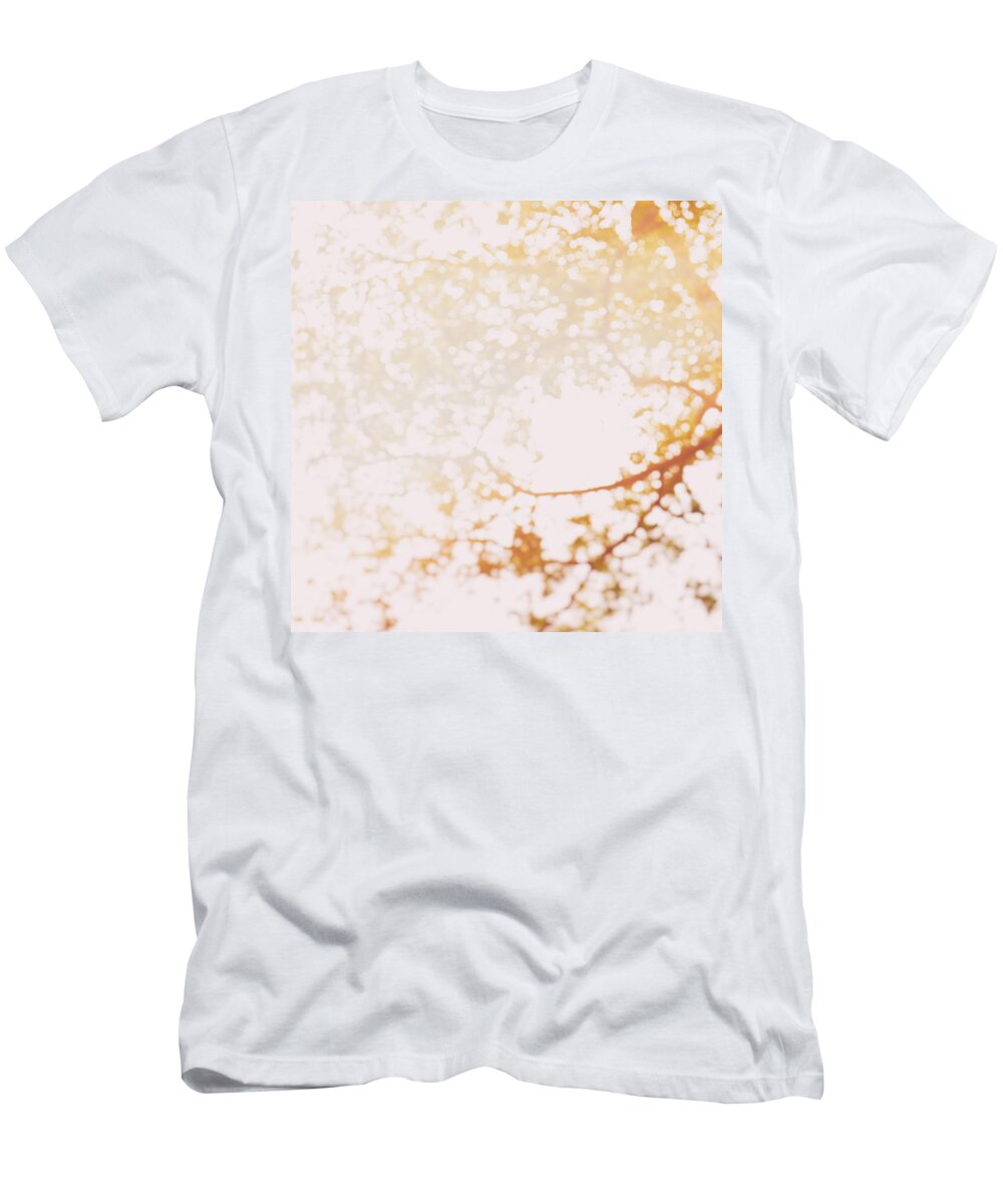 Abstract T-Shirt featuring the photograph Beneath a tree 14 4948 square diptych set 1 of 2 by U Schade