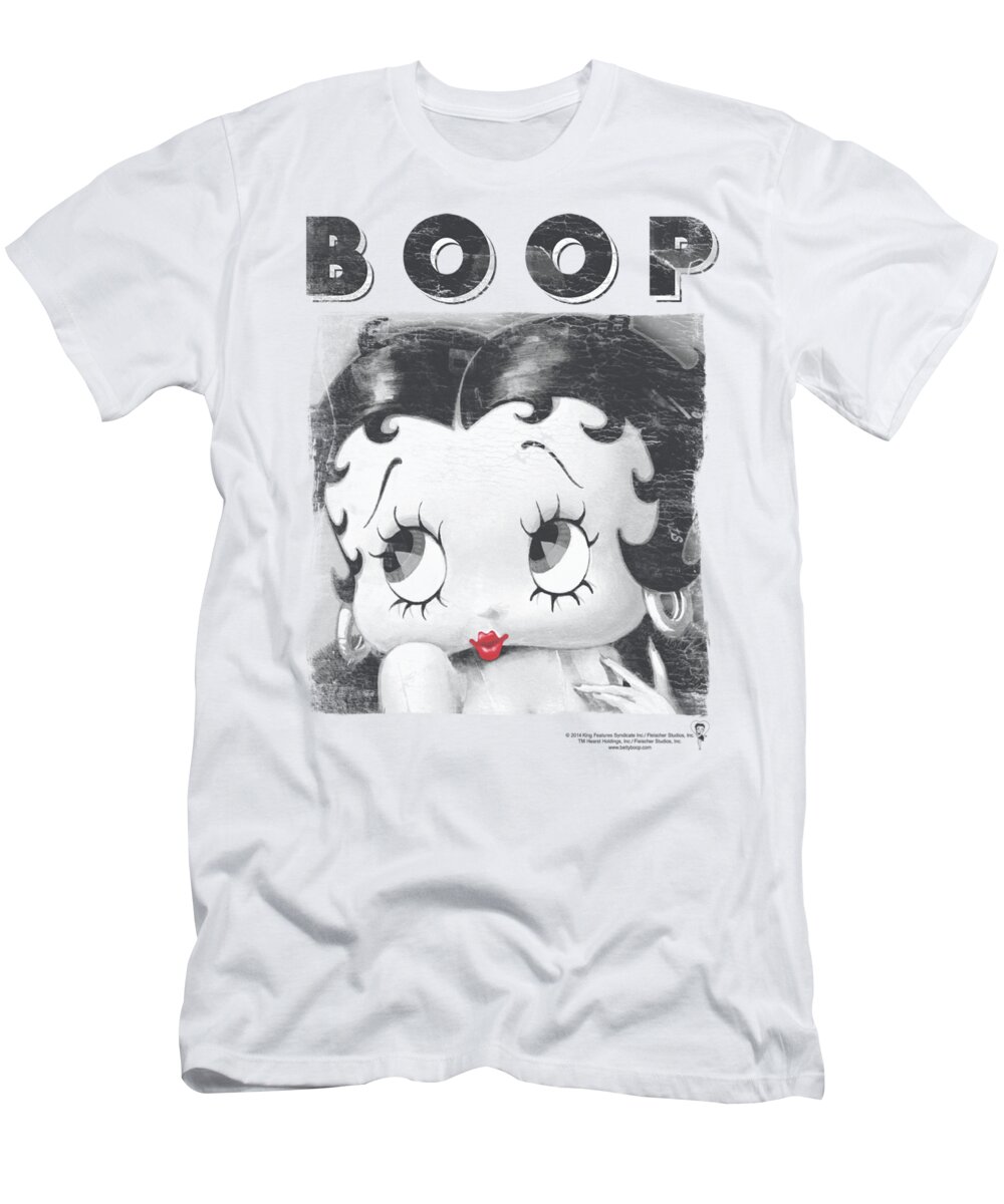 Betty Boop T-Shirt featuring the digital art Boop - Not Fade Away by Brand A