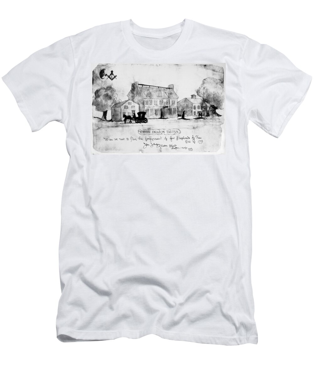 1773 T-Shirt featuring the photograph Boston: Tavern, 1773 by Granger