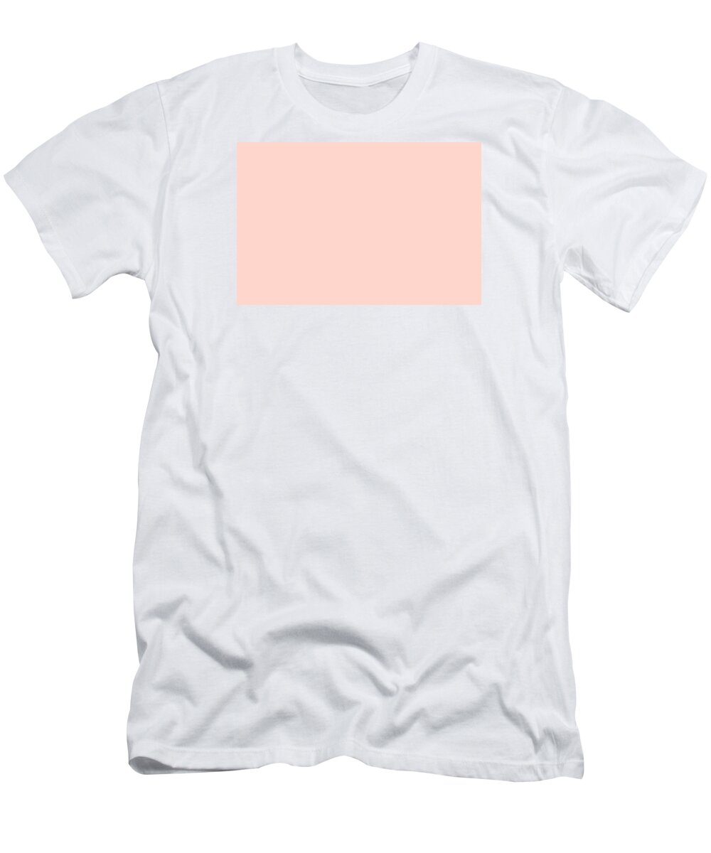Abstract T-Shirt featuring the digital art C.1.255-214-204.3x2 by Gareth Lewis