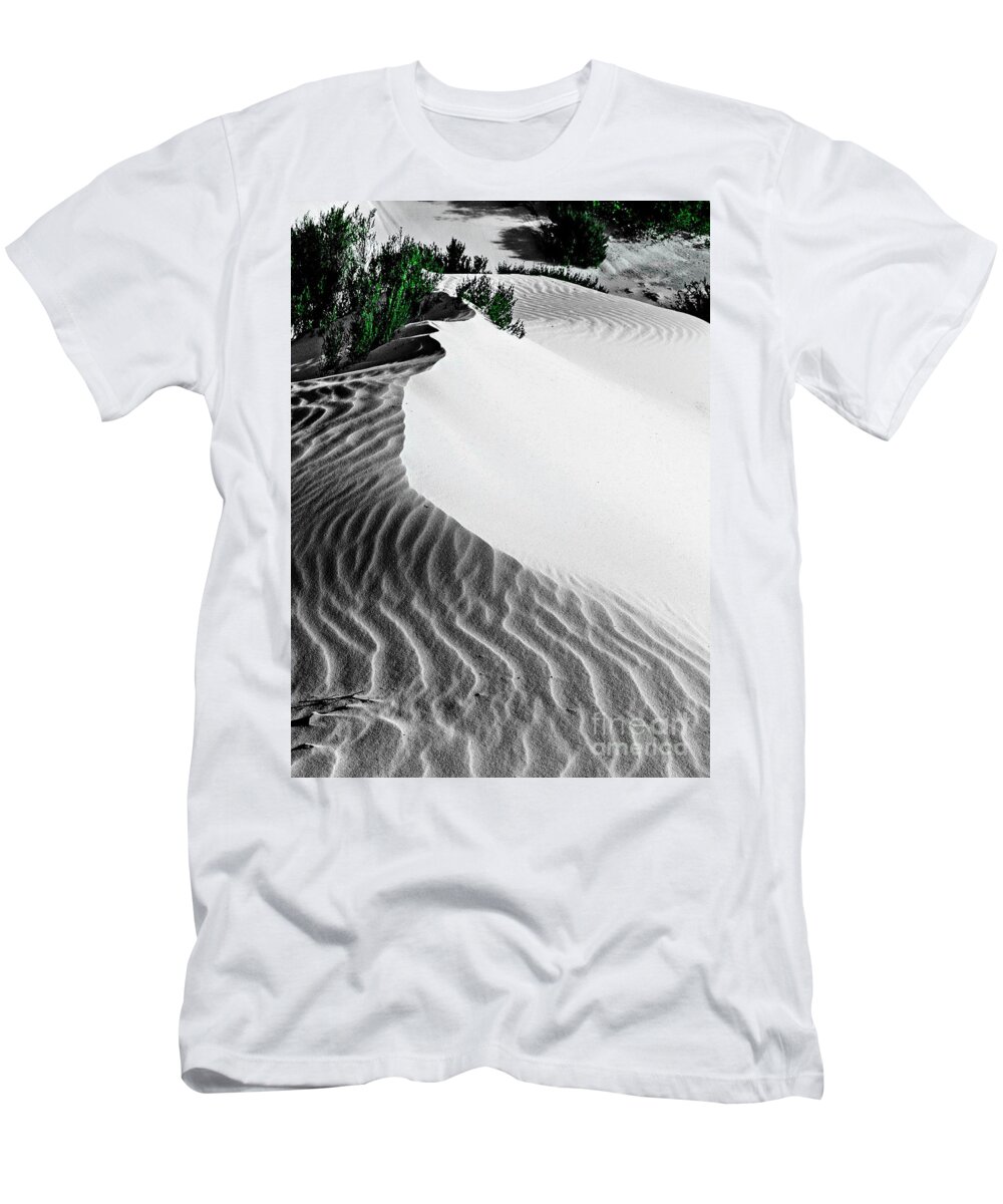 Landscape T-Shirt featuring the digital art Cape Le Grande Sand Dune by Tim Richards