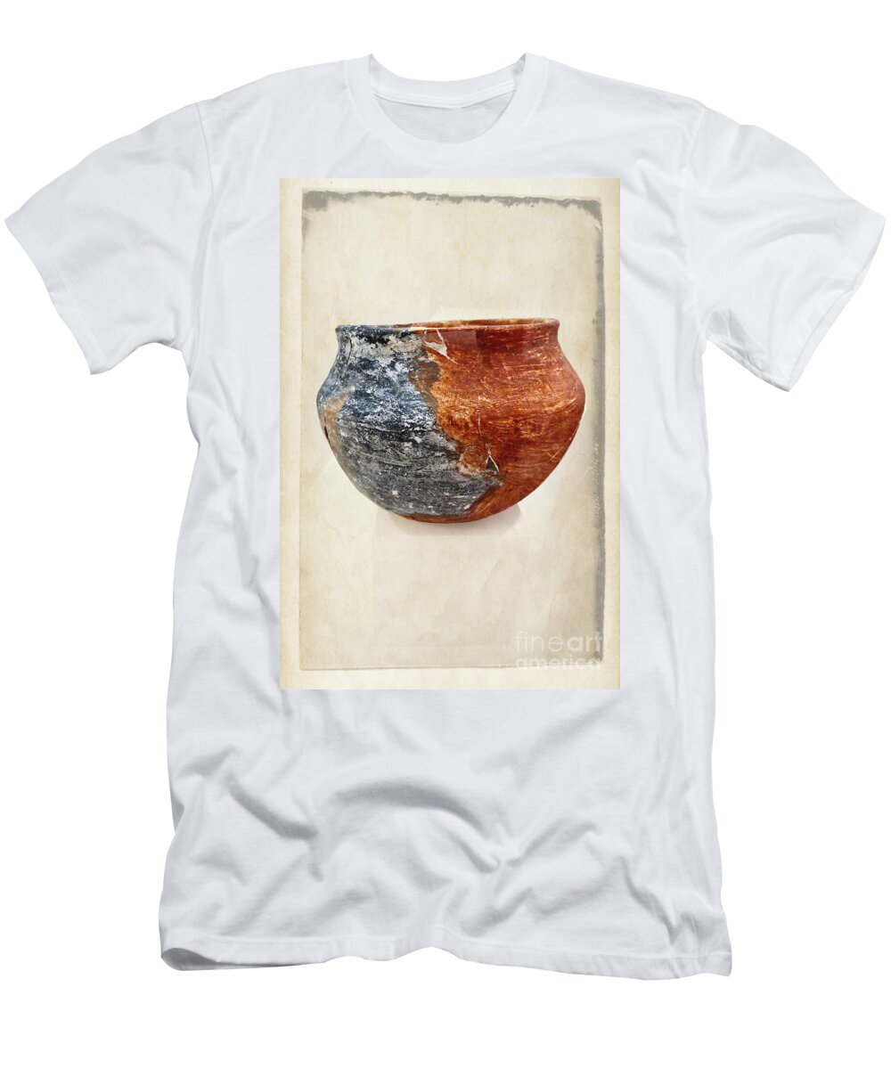 Fine Art T-Shirt featuring the photograph Clay Pottery - Fine Art Photography by Ella Kaye Dickey