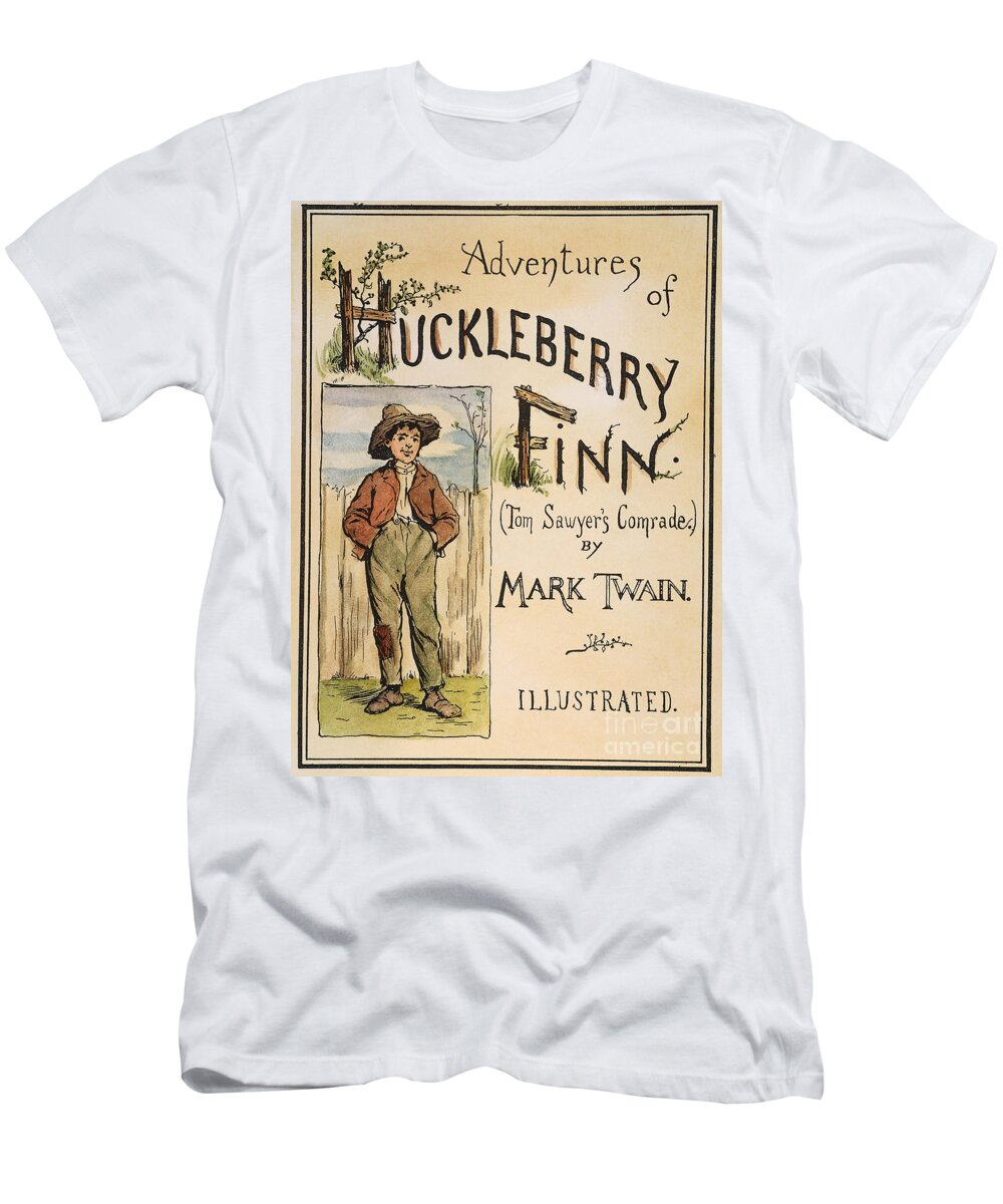 1885 T-Shirt featuring the drawing Clemens - Huckleberry Finn, 1885 by E W Kemble