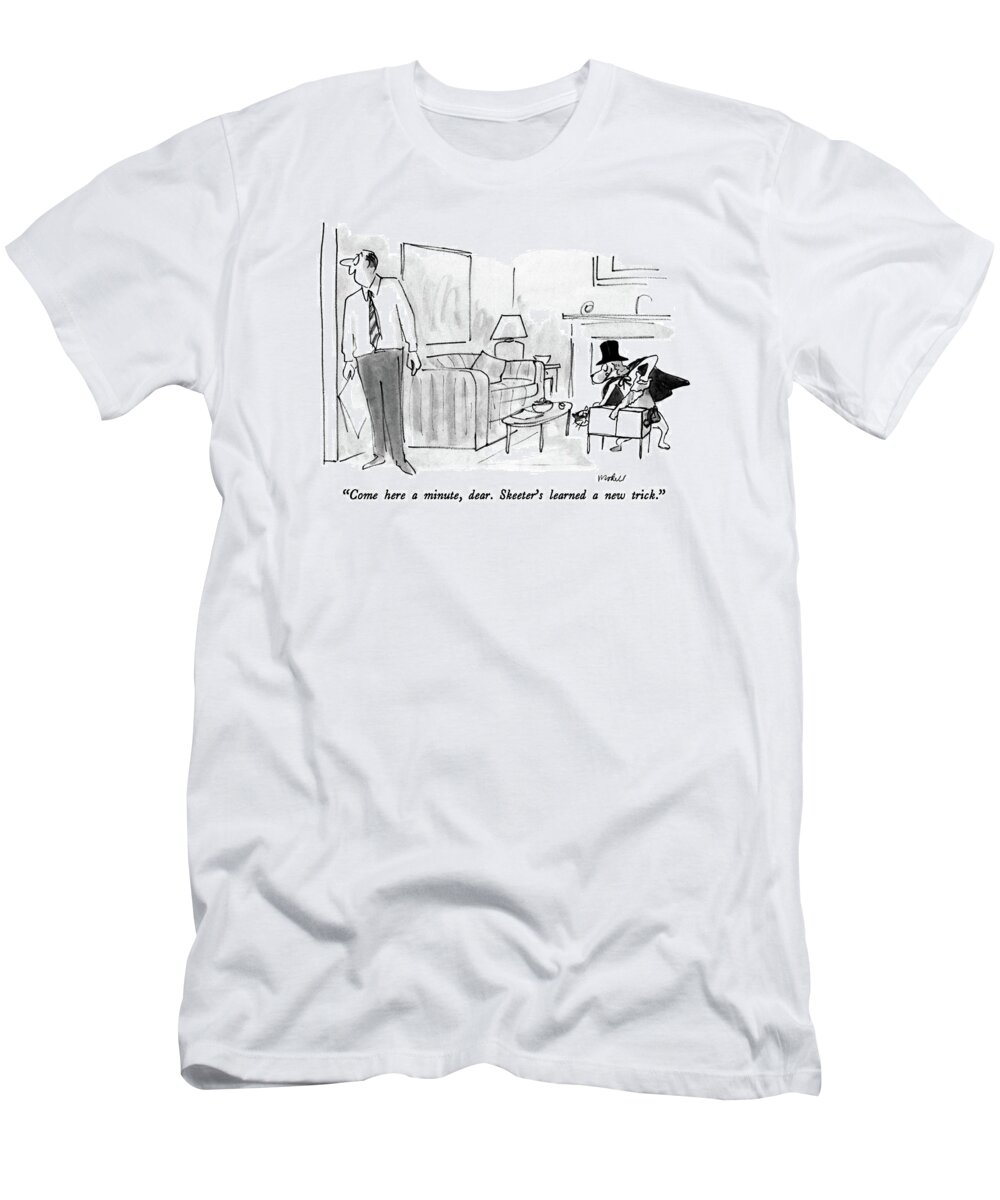 Come Here A Minute T-Shirt by Frank Modell - Conde Nast