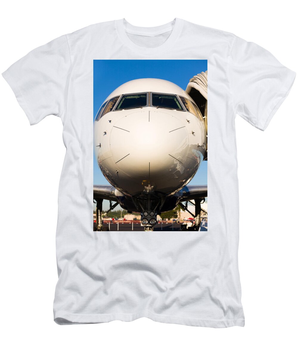 Aerospace T-Shirt featuring the photograph Commercial Airliner by Raul Rodriguez