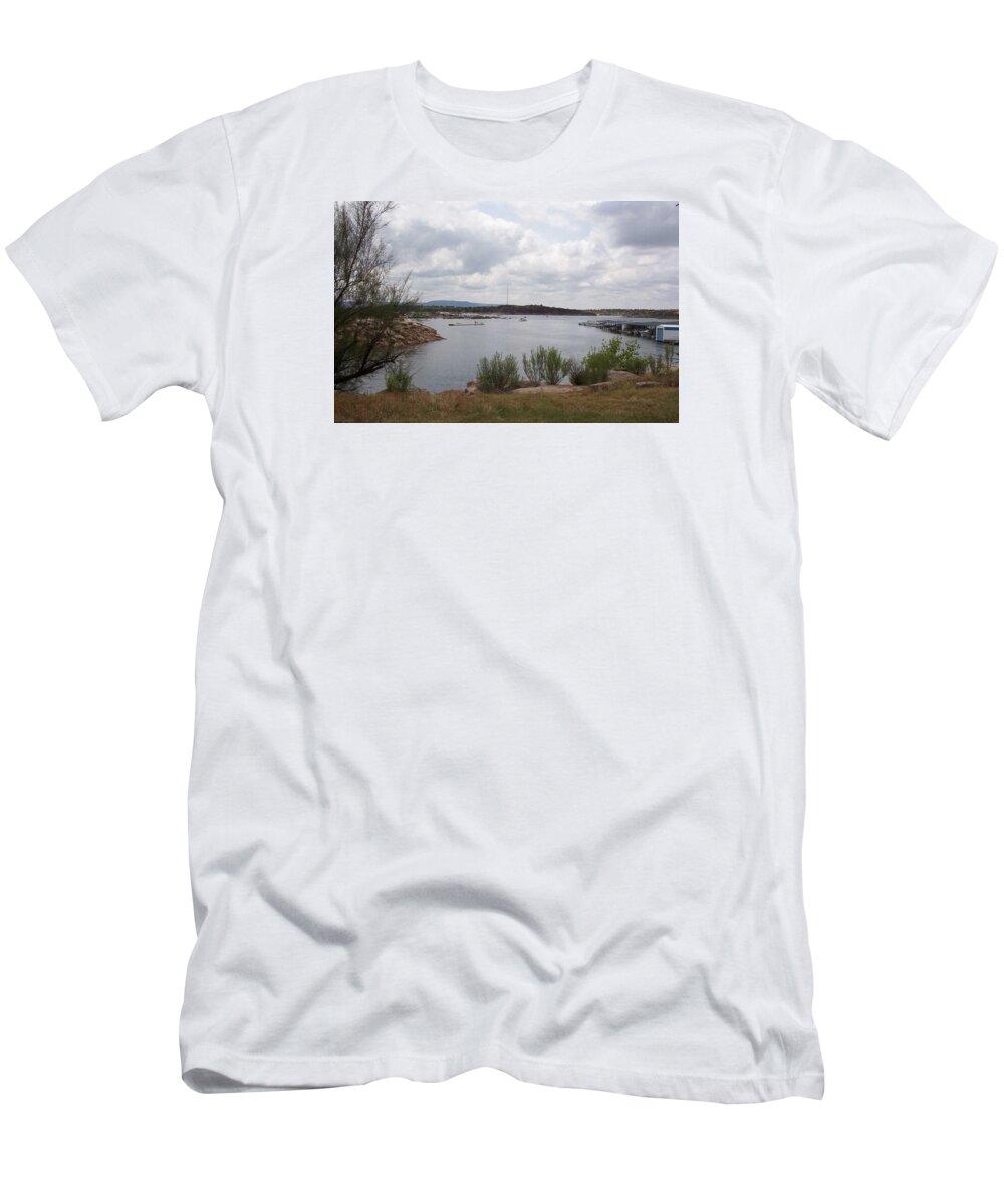 Conchas Dam T-Shirt featuring the photograph Conchas Dam by Sheri Keith