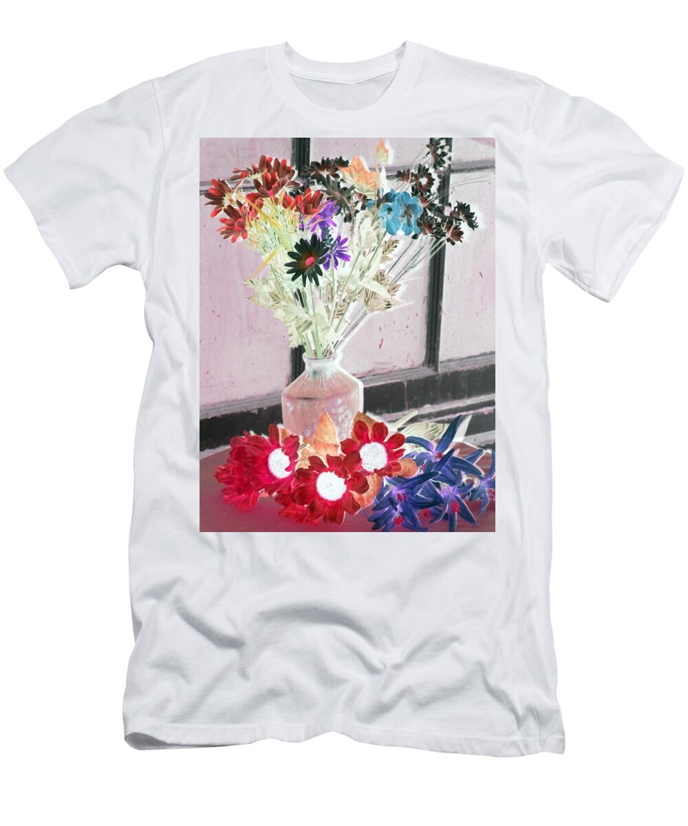 Flower T-Shirt featuring the photograph Country Comfort - PhotoPower 457 by Pamela Critchlow