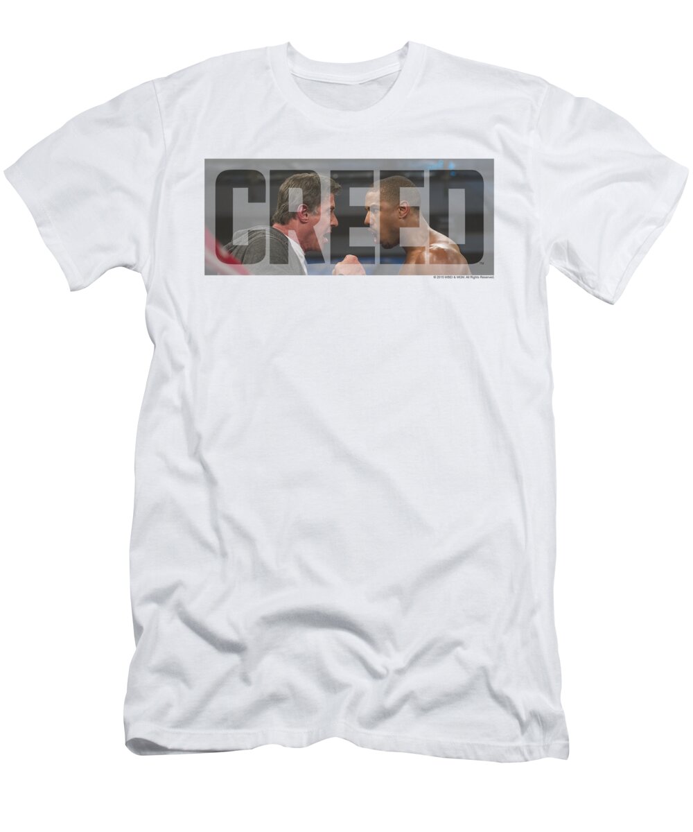  T-Shirt featuring the digital art Creed - Pep Talk by Brand A