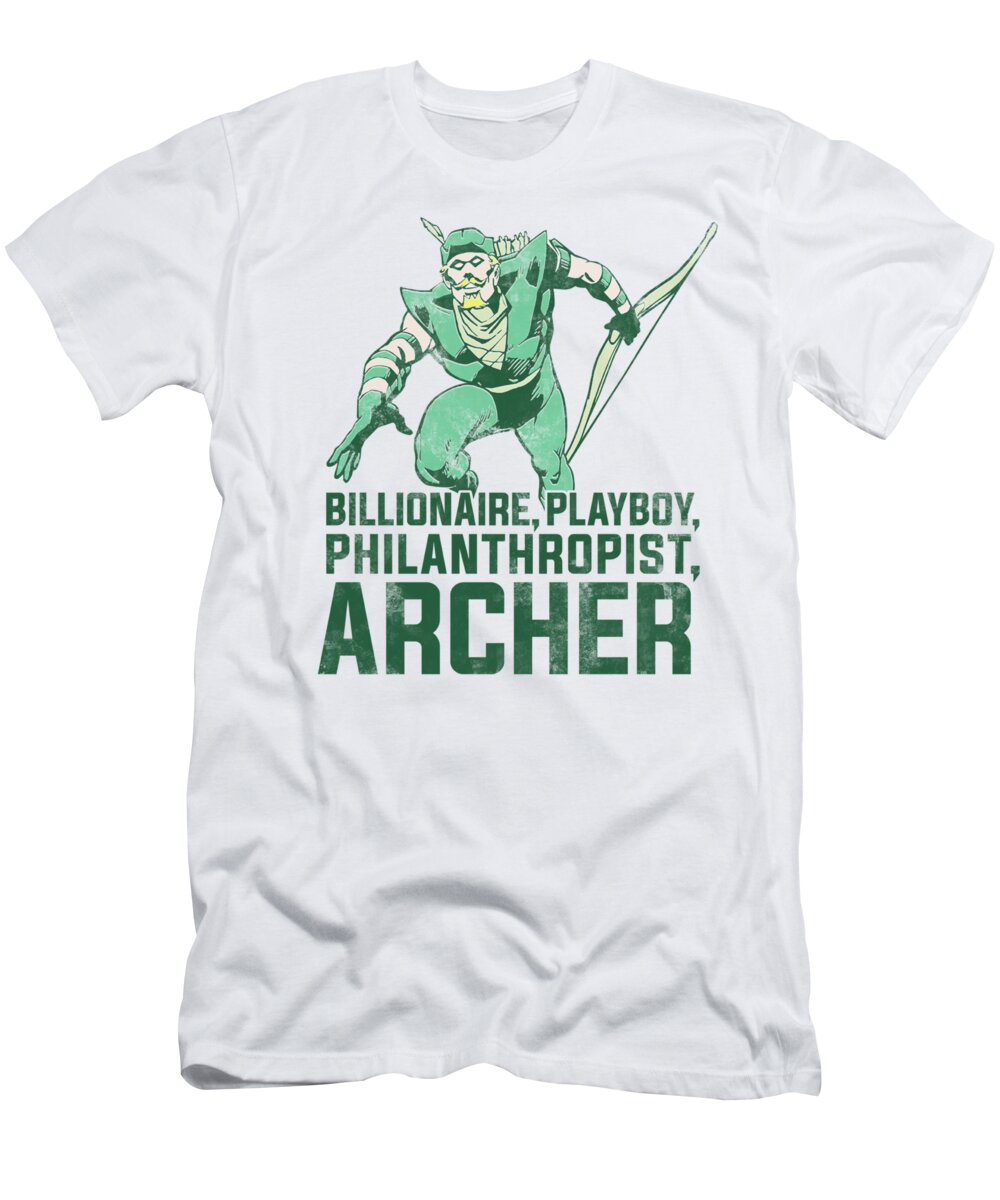  T-Shirt featuring the digital art Dc - Archer by Brand A